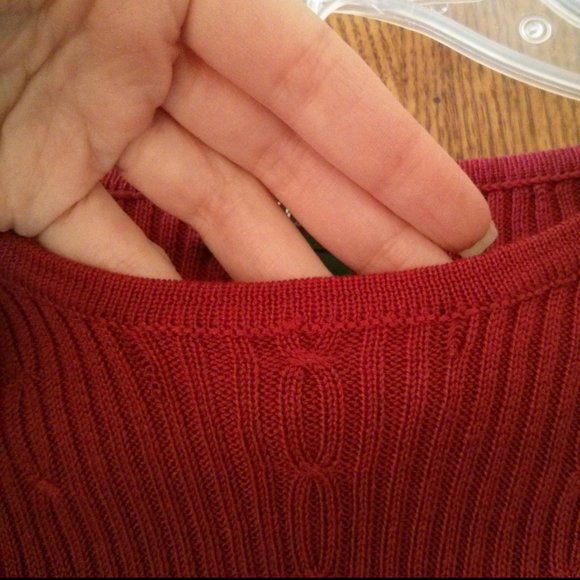 Red J Crew 100% Silk Twinset Size M Old Money Classic Preppy Academia Librarian - Picture 10 of 16